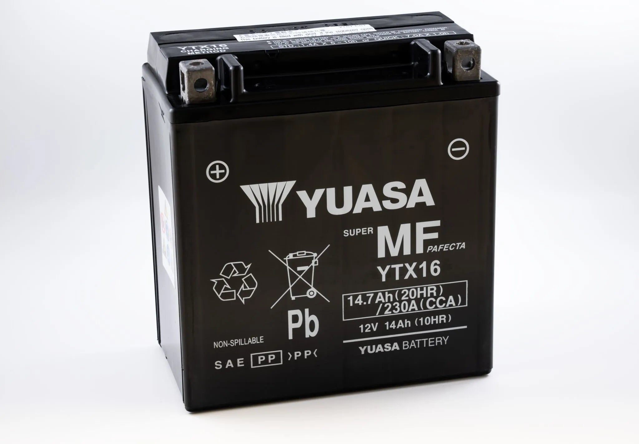 Yuasa Ytx16-bs AGM Motorradbatterie