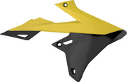 Polisport Kühlerabdeckung für Suzuki - Schwarz/Gelb