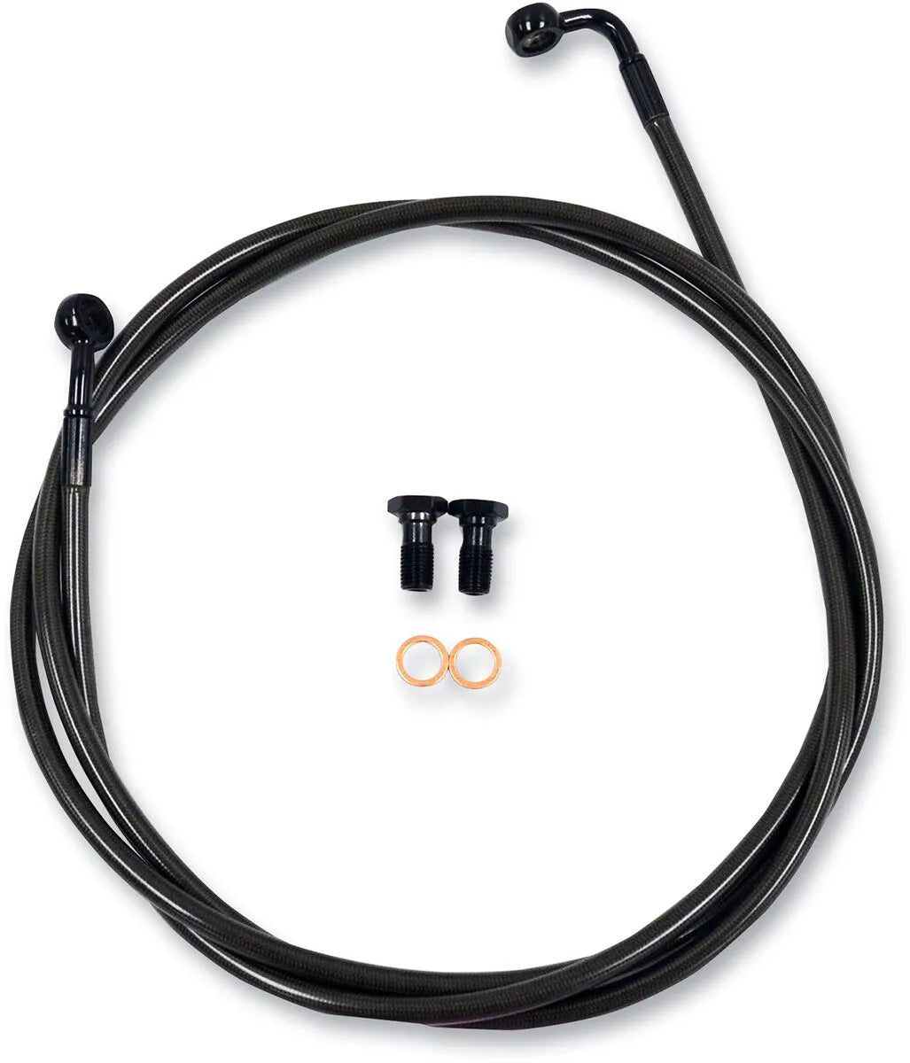 La Choppers Midnight Bremsleitungssatz mit Stahlflex-Ummantelung – Ape Hanger