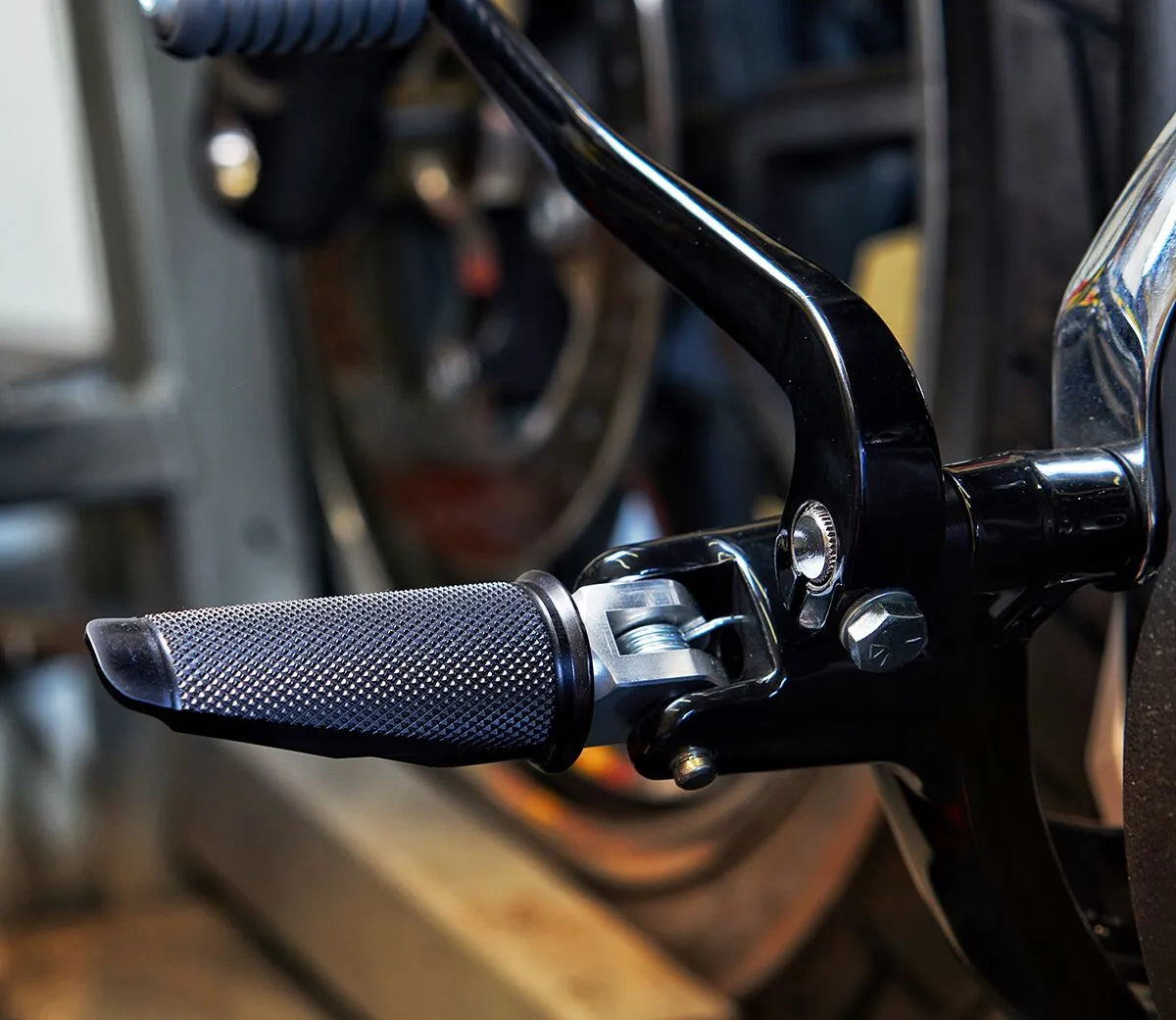 Speed ​​Merchant Speed ​​Pegs Fuß - Schwarz eloxiertes Aluminium