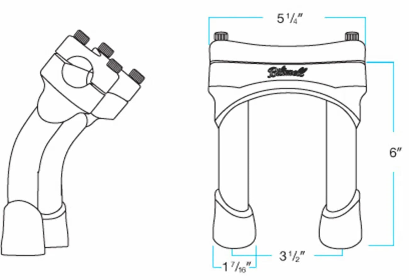 Biltwell Murdock 6" Lenkererhöhungen