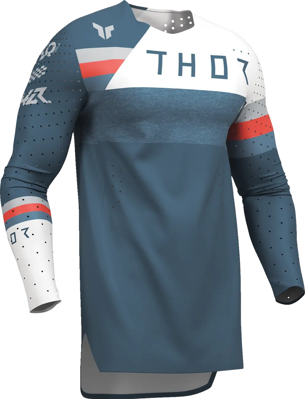 Thor Sportmode League Trikot – Blau/Rot/Weiß/Hellgrau