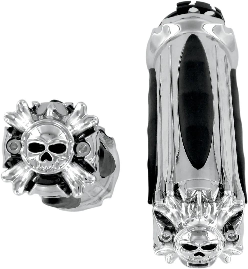 Kuryakyn Zombie Grips – Chrom-Motorradgriffe