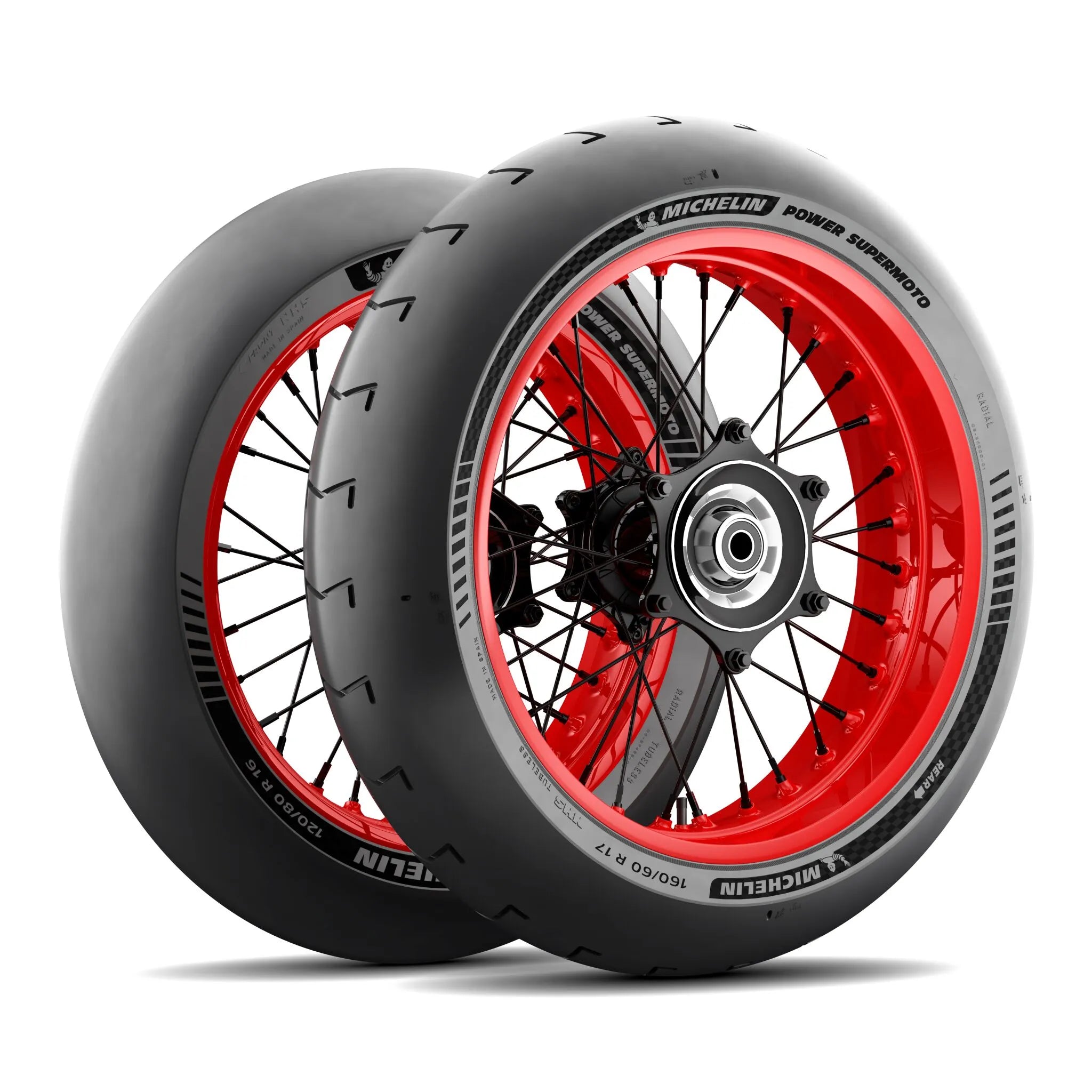 Michelin Power Supermoto Slick-Reifen für Supermoto-Rennen