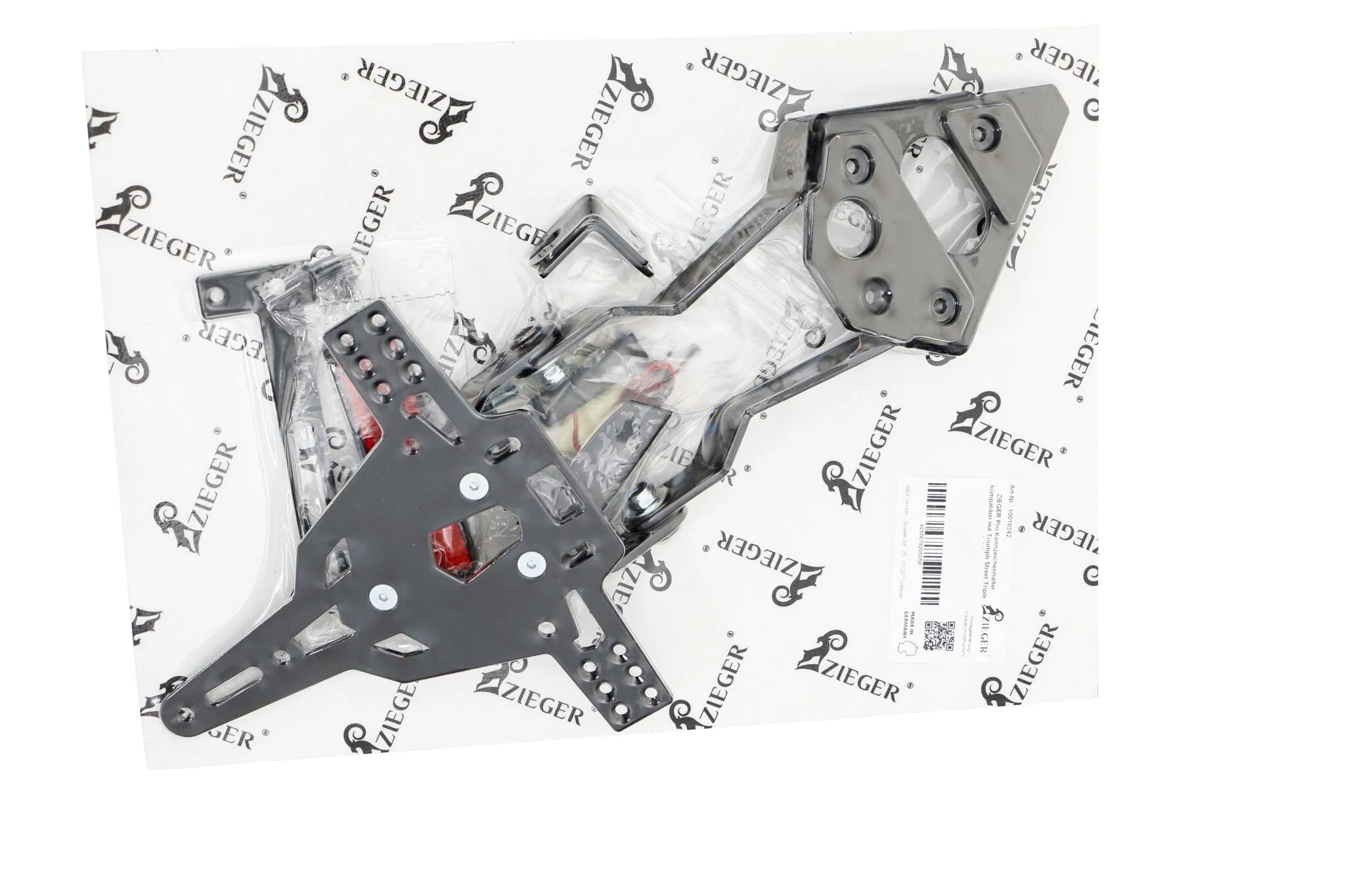 Zieger Pro Kennzeichenhalter Typ A für Triumph