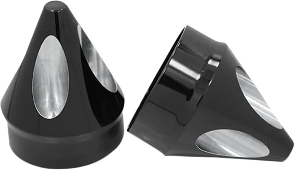 Avon Grips Vorderachsmutternabdeckung - Schwarz eloxiert