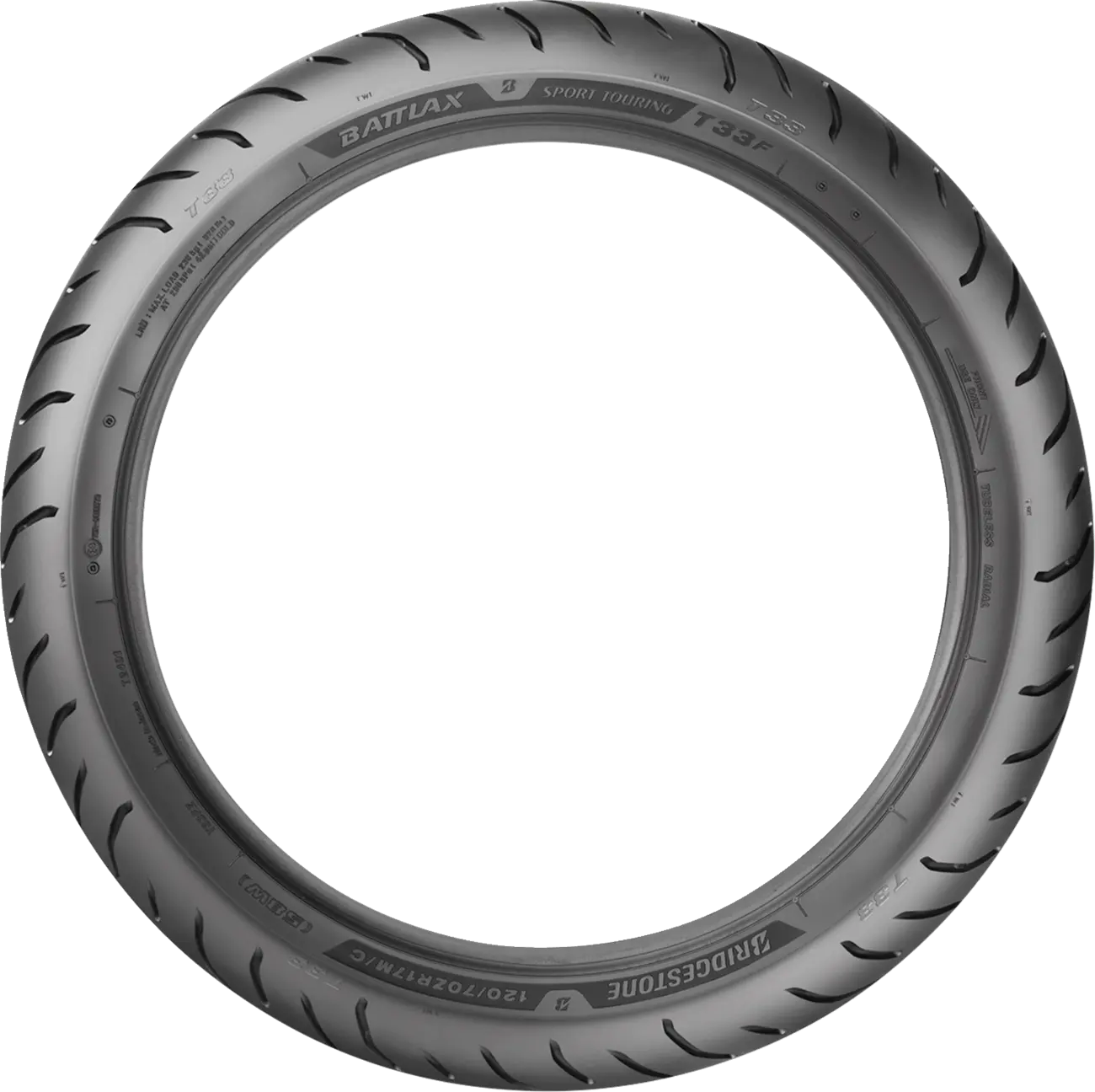 Bridgestone T33 Reifen 120/70ZR17 Vorderachse