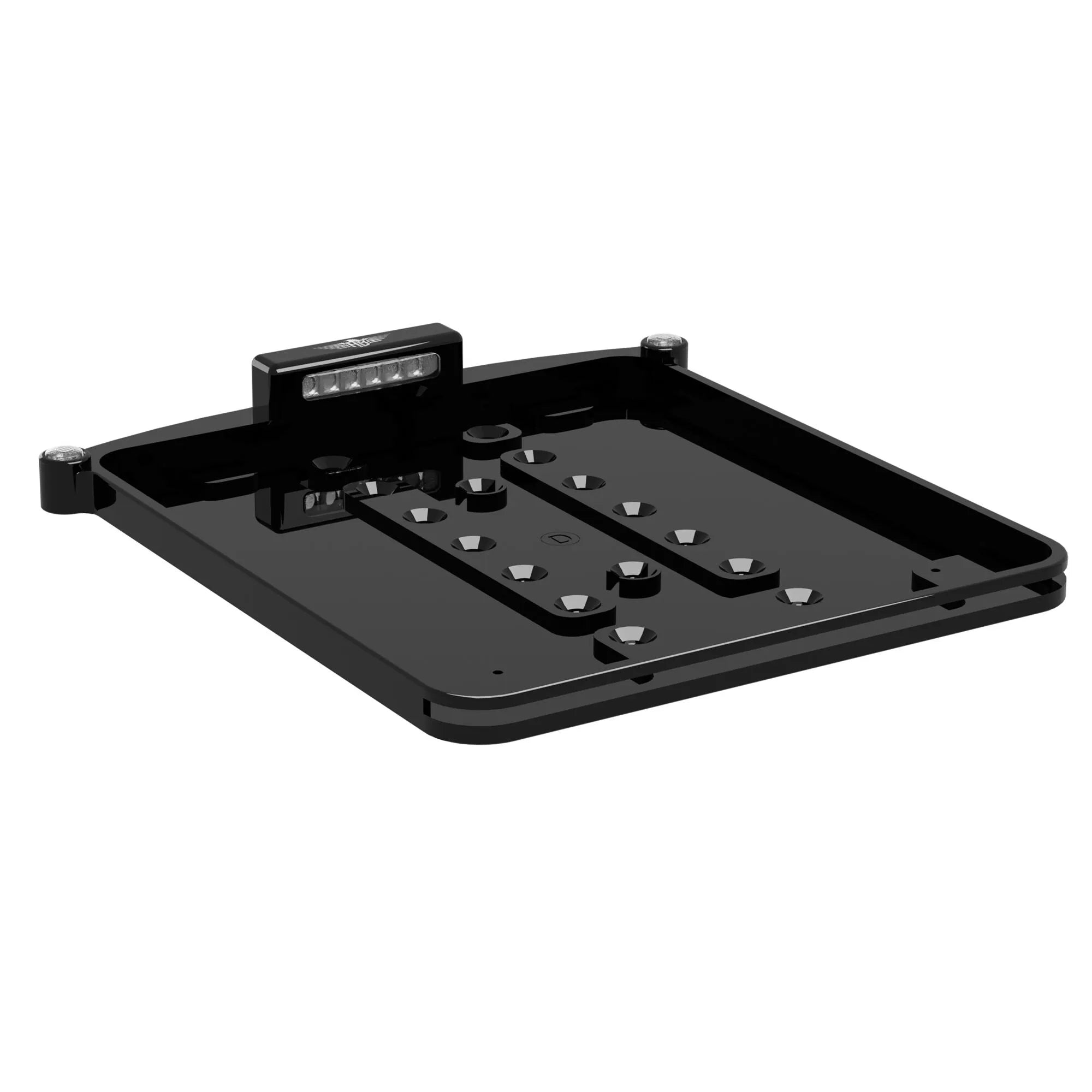 Heinz Bikes Nano Kennzeichenhalter mit LED-Beleuchtung