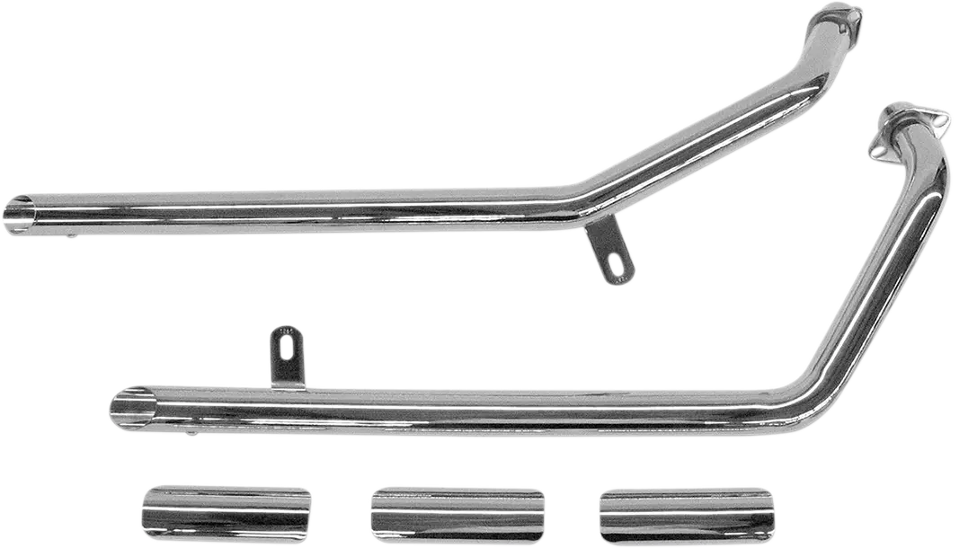 Cobra Drag Pipes Chrom-Auspuffanlage