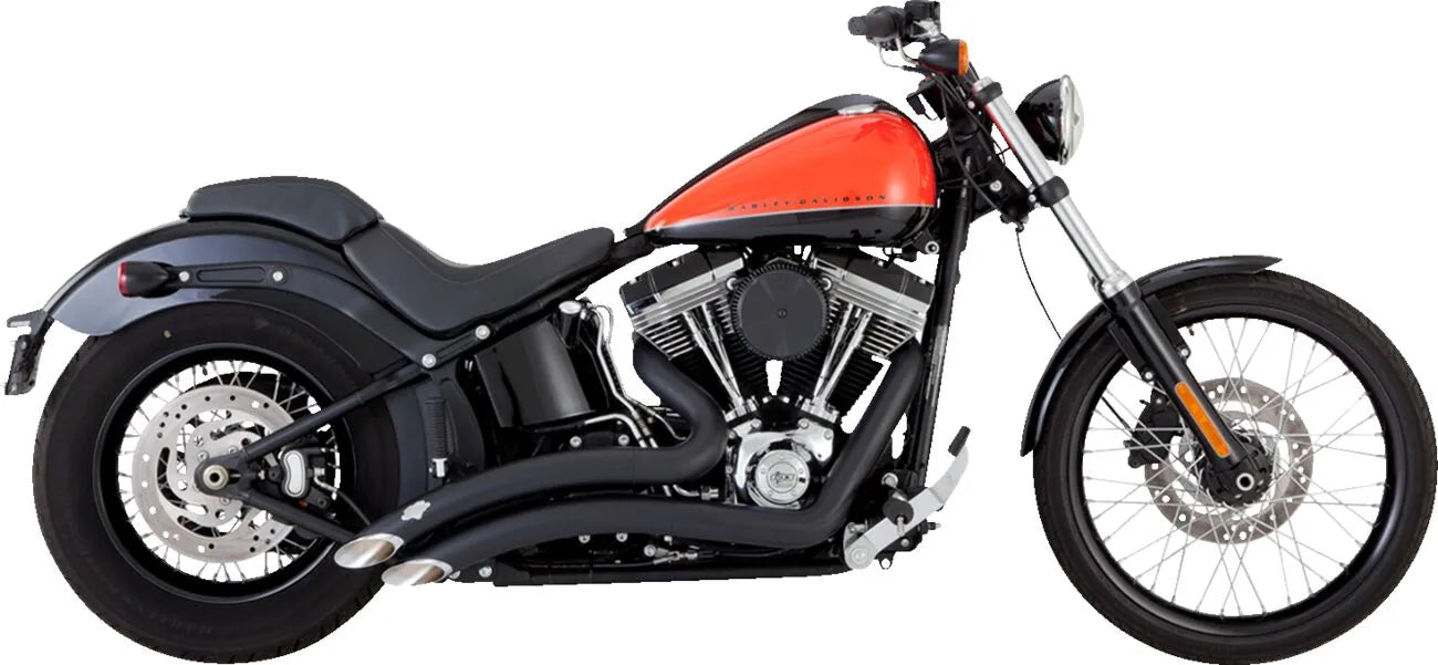 Vance &amp; Hines Big Radius Auspuffanlage - 2-in-2 Schwarz