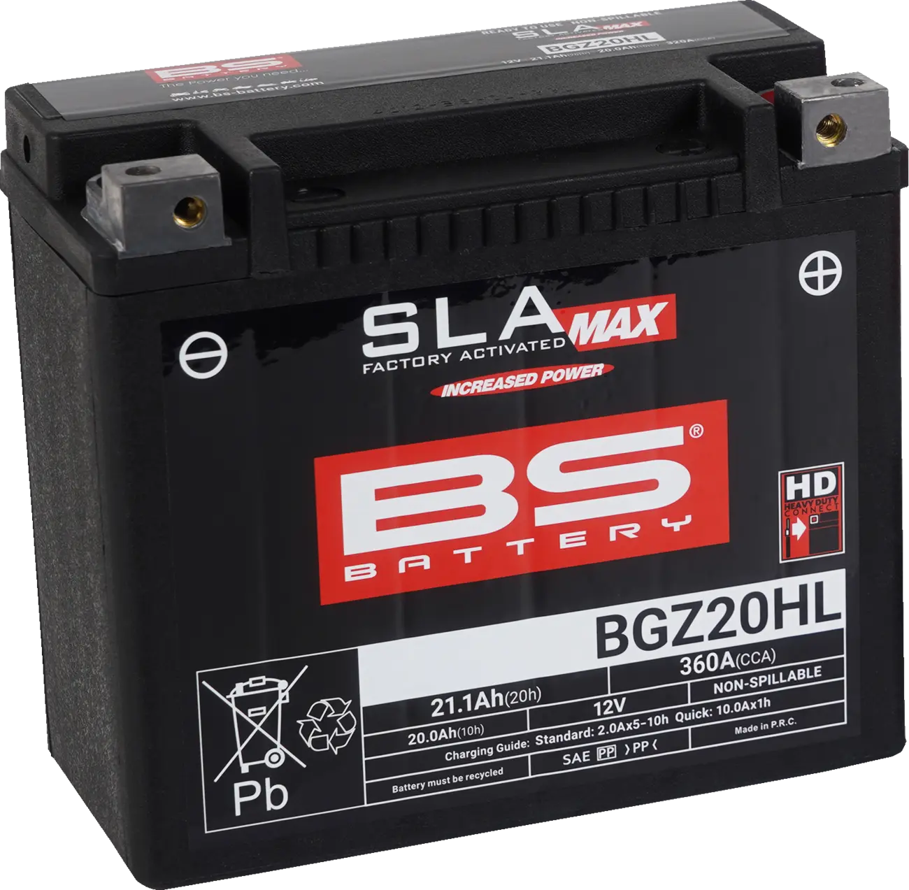BS Battery Sla Max 12V 20Ah AGM-Batterie