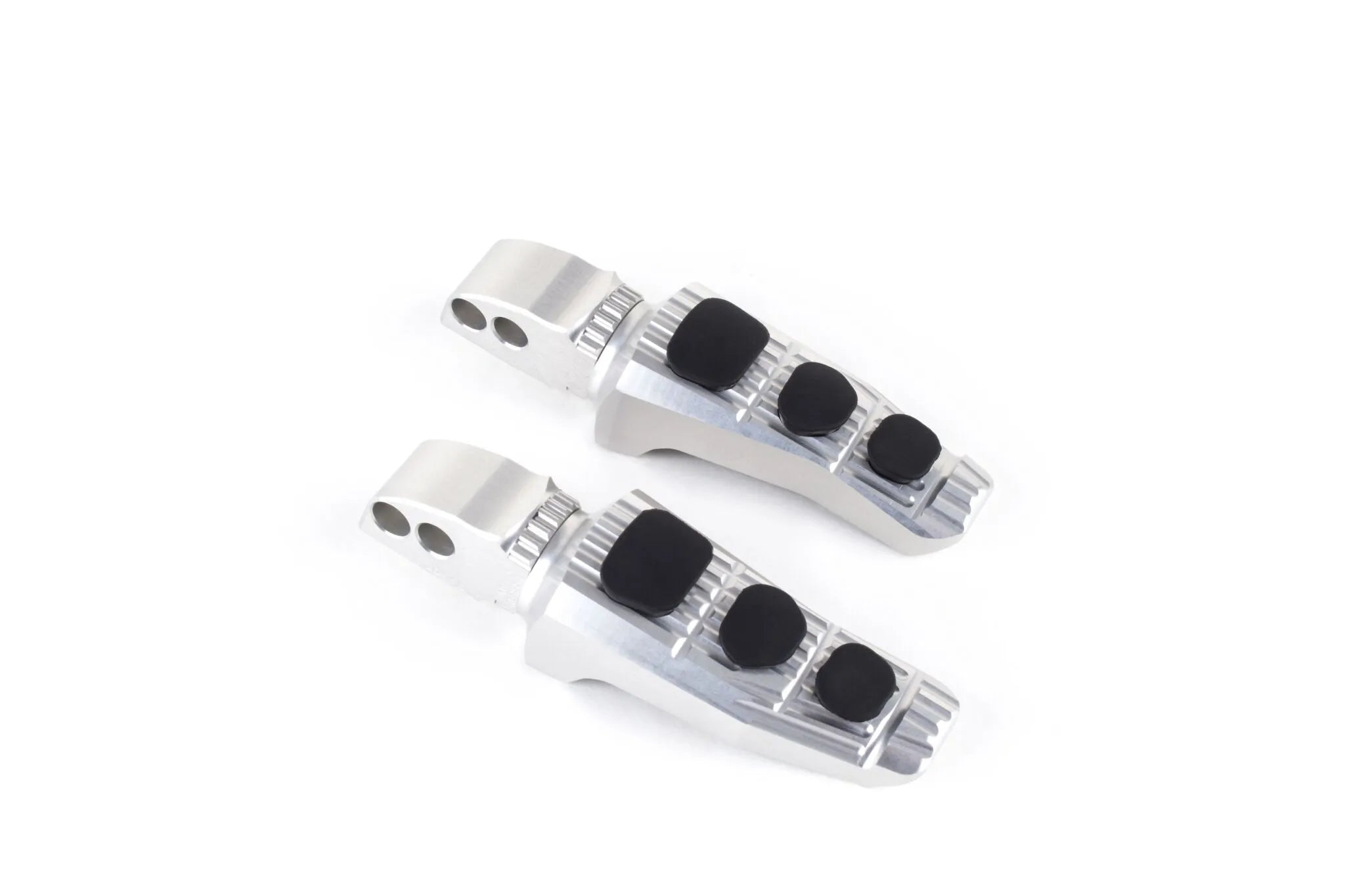 Gilles Tooling UF20 Fußrasten - Silberne Aluminium-Fußstützen