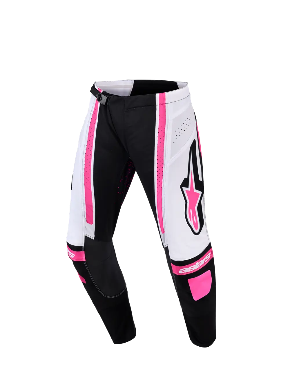Alpinestars Stella Techstar Nomur Damen-Offroadhose – Schwarz/Rosa/Weiß