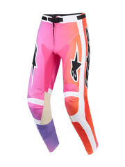 Alpinestars Racer Air Portl Hose – Orange/Pink/Lila/Weiß