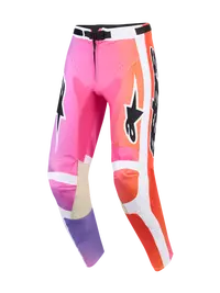 Alpinestars Racer Air Portl Hose – Orange/Pink/Lila/Weiß
