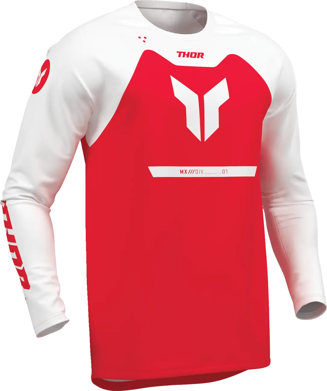 Thor Youth Ridemode Menace Jersey - Rot/Weiß