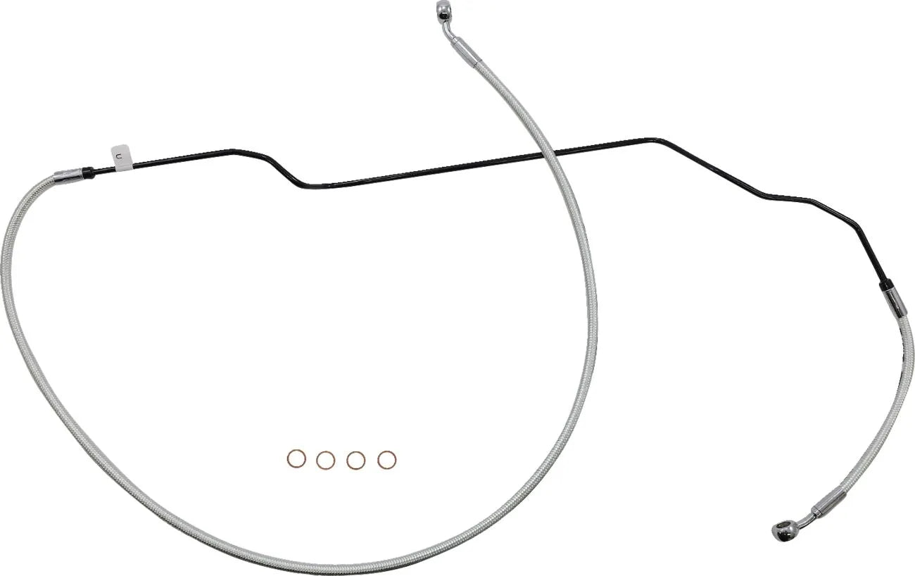 Magnum Shielding Stahlflex-Bremsleitung vorne mit ABS