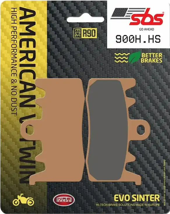 SBS HS Street Excel Sinter-Bremsbeläge für die Vorderachse