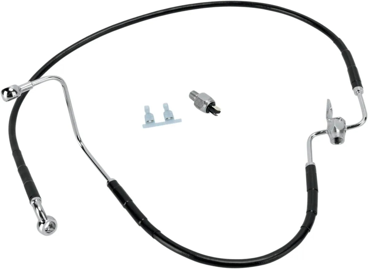 Drag Specialties Edelstahl-Bremsleitungssatz - Hinten