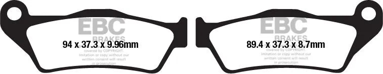 EBC Vee Halbsinter-Bremsbeläge