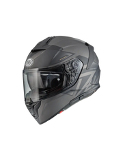 Premier Helmets Devil Mn Integralhelm – Mattgrau/Schwarz