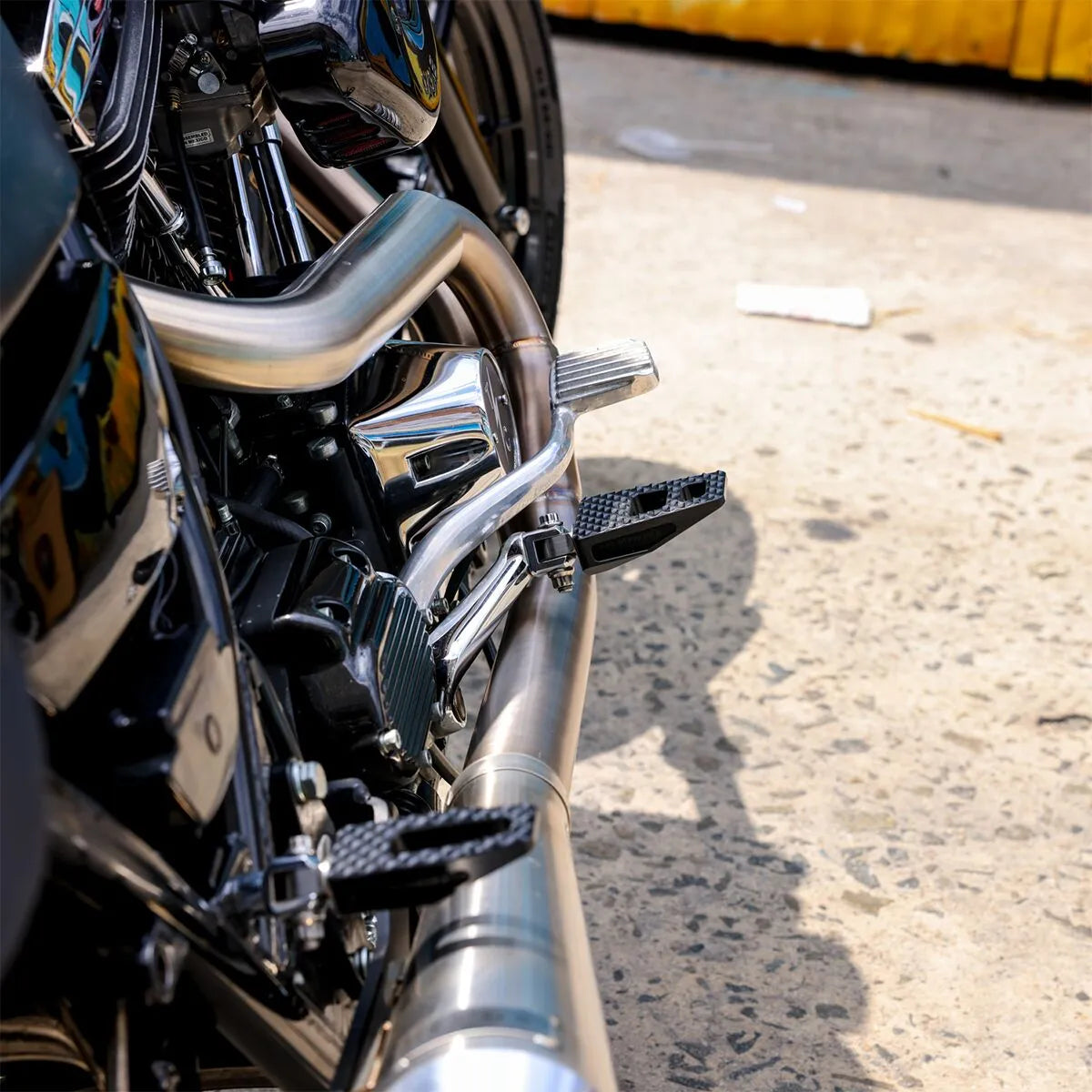 Thrashin Supply P-54 Fußrasten - Schwarz eloxiert