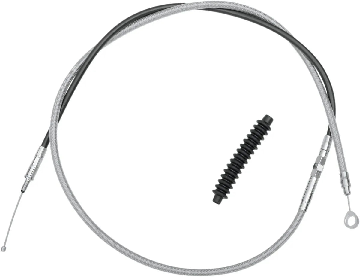 Drag Specialties Kupplungszug, hocheffizient, aus geflochtenem Edelstahl