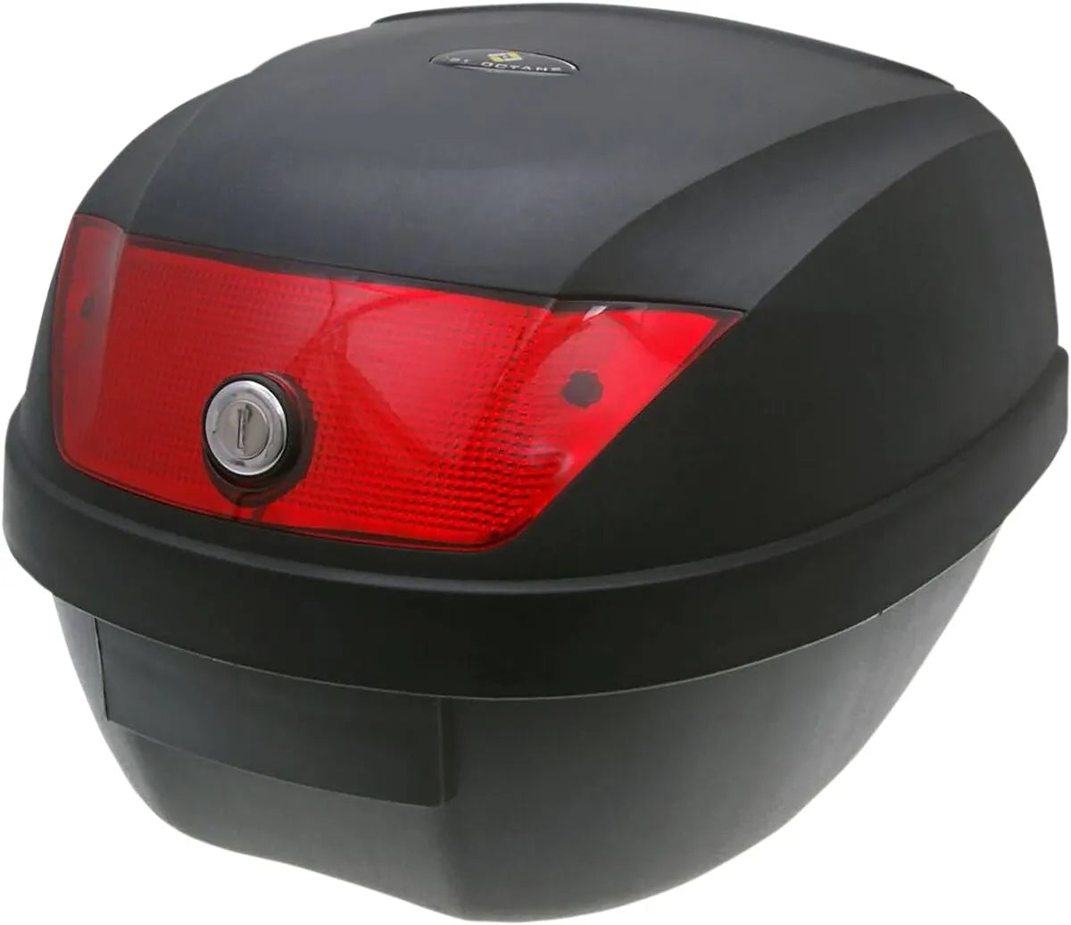 101 Octane Universal-Topcase – Schwarzer Kunststoff