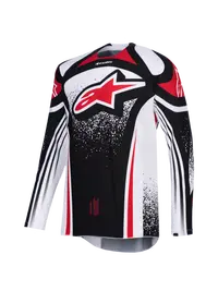 Alpinestars Techstar Nomur Jersey – Schwarz/Rot/Weiß