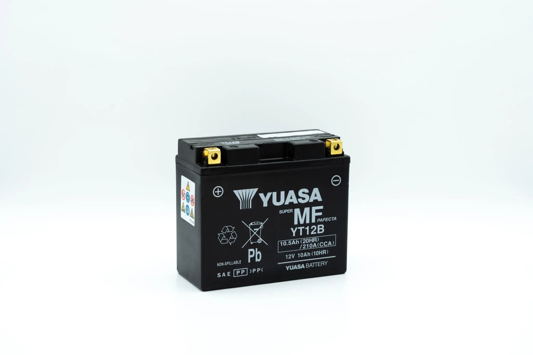 Yuasa Yt12b AGM Motorradbatterie