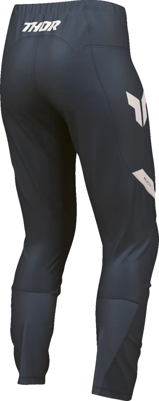 Thor Damen Ridemode Menace Rennhose – Hellgrau/Mitternachtsblau