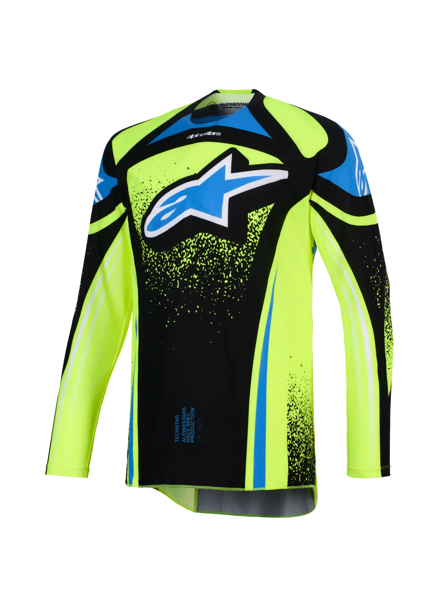 Alpinestars Techstar Nomur Jersey - Blau/Gelb/Marineblau