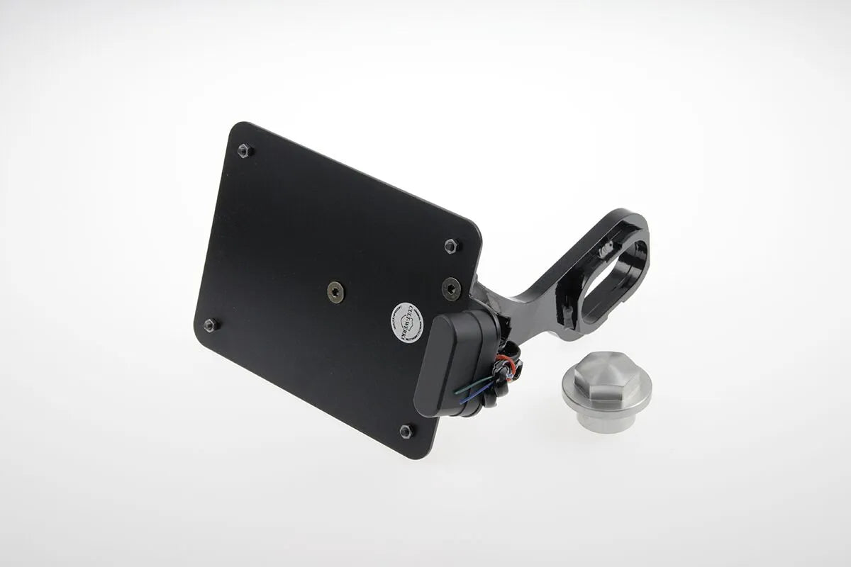 Cult Werk Nummernschildhalter – Schwarzer Stahl