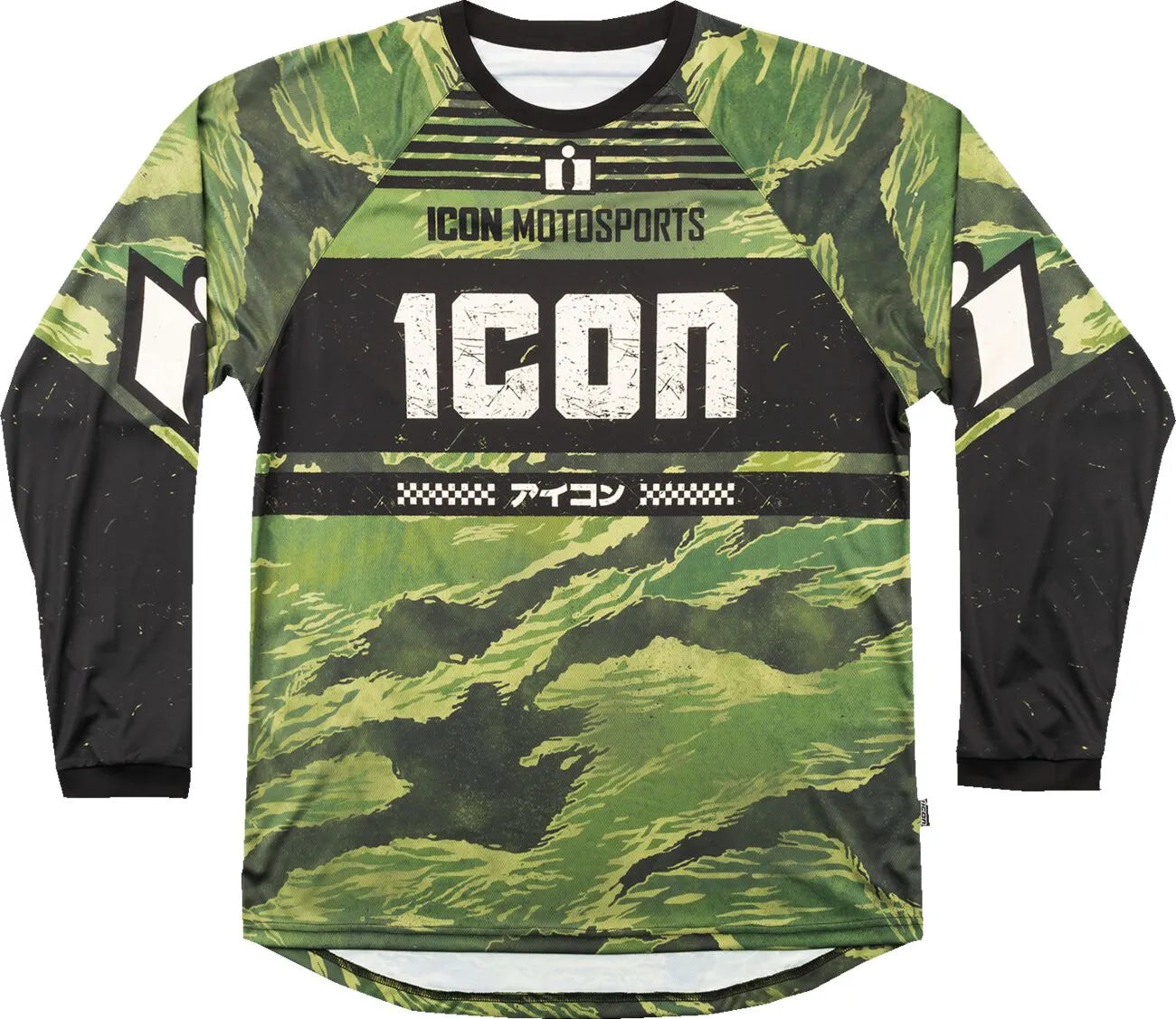 Icon Tiger's Blood Jersey - Schwarz/Camo Grün