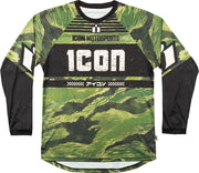Icon Tiger's Blood Jersey - Schwarz/Camo Grün