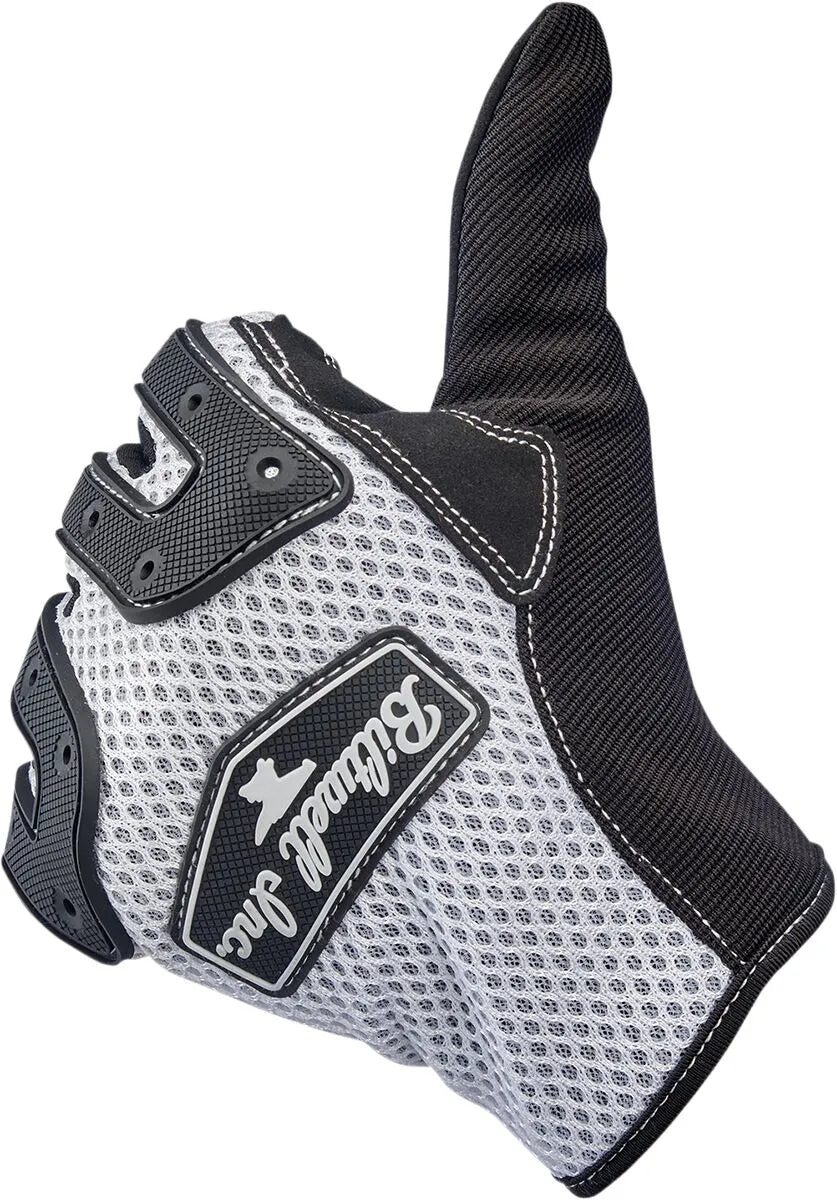 Biltwell Anza Handschuhe - Schwarz/Weiß