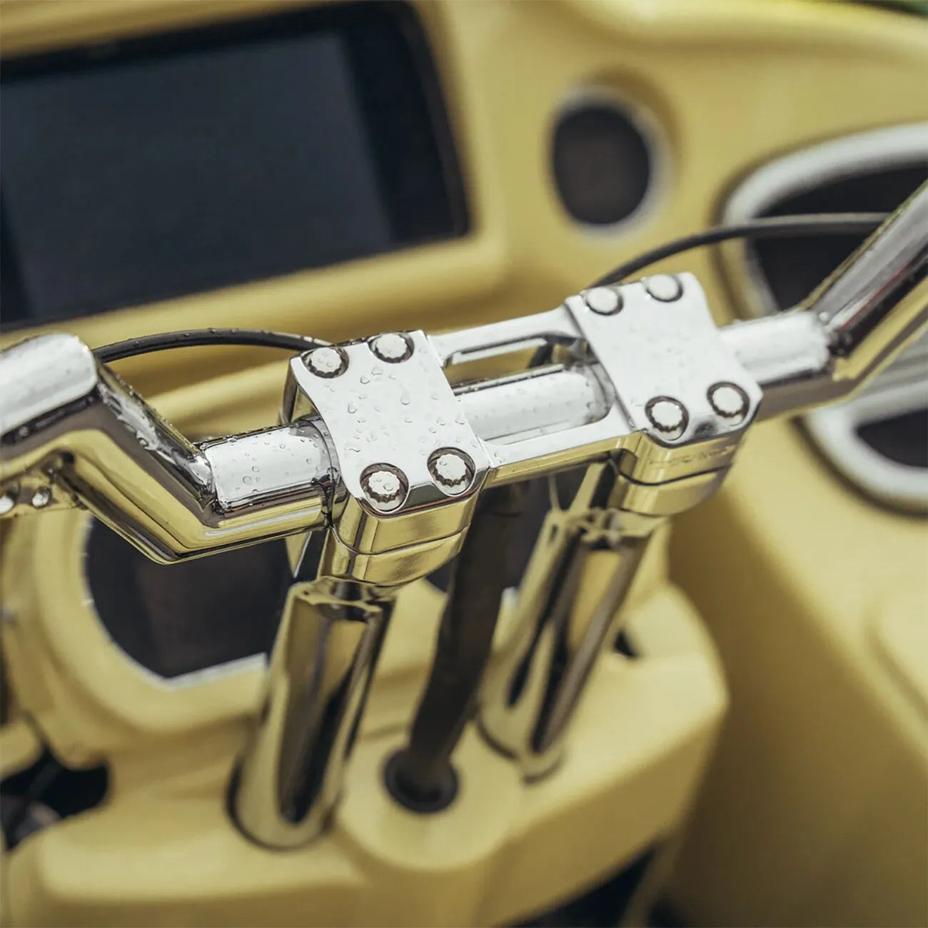 Trask Assault Lenkererhöhungen – 4 Zoll Chrom