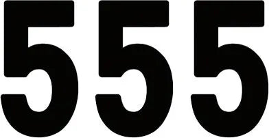 Factory Effex Pro Nummernschildgrafik 5 Schwarz