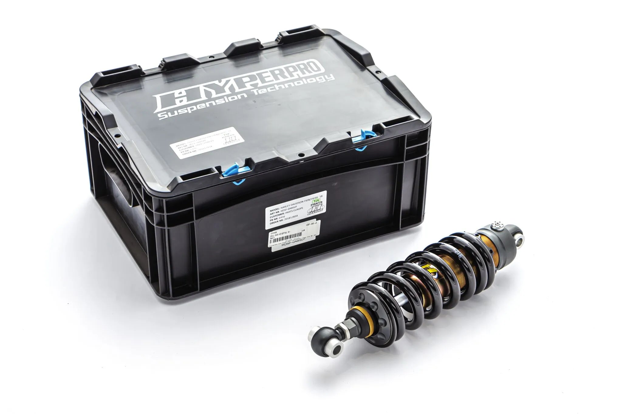 Hyperpro Softail Voll einstellbare Emulsionsstoßdämpfer
