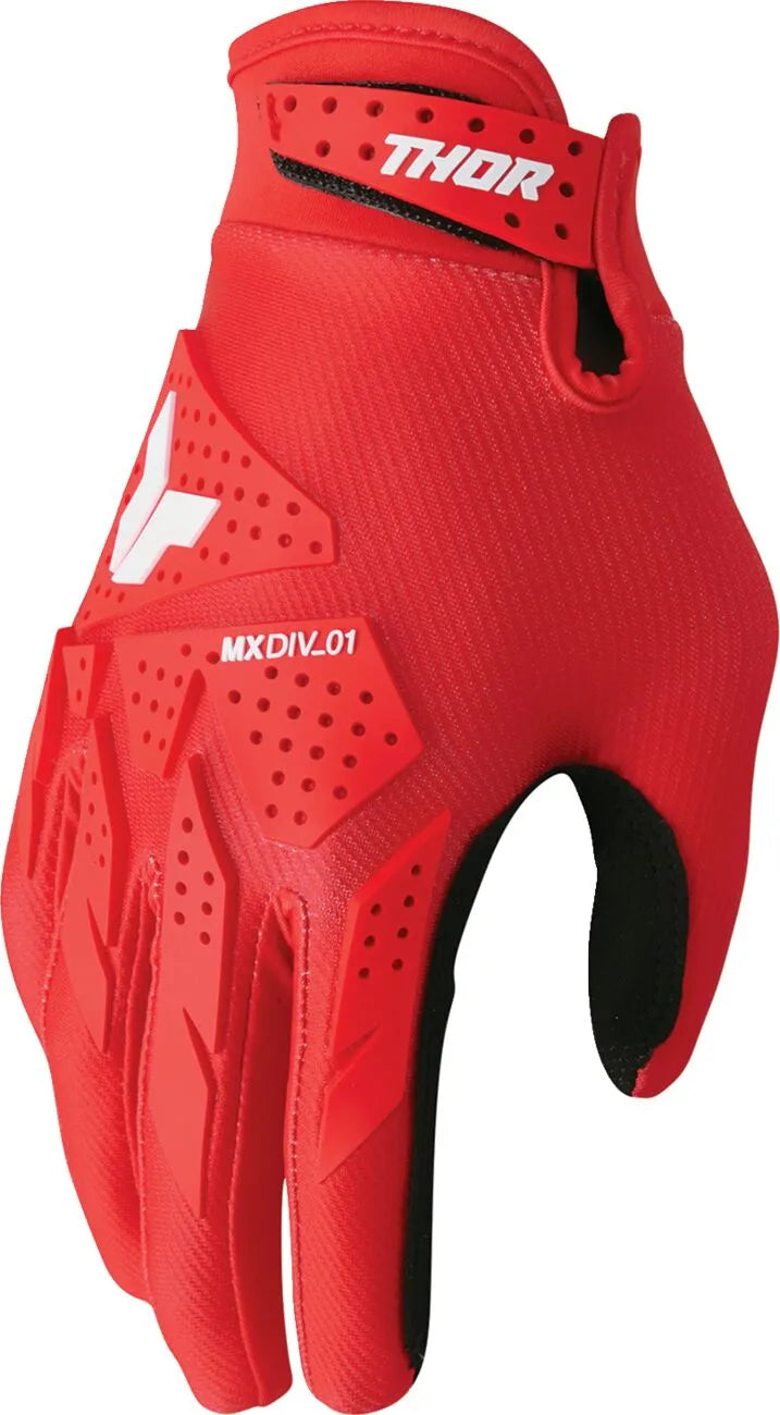 Thor Launchmode XP Handschuhe – Schwarz/Rot