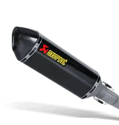 Akrapovic Ersatzschalldämpfer – Carbonfaser, Schwarz