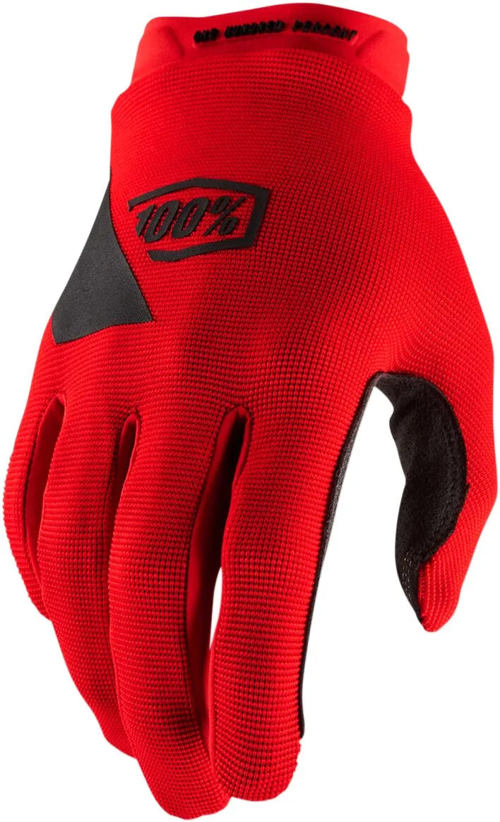 100% Ridecamp Offroad-Handschuhe für Jugendliche – Rot