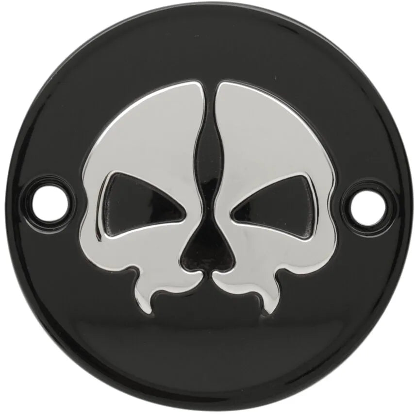 Drag Specialties Split Skull Points Cover - Schwarz