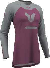 Thor Damen Ridemode Menace Jersey - Grau/Lila