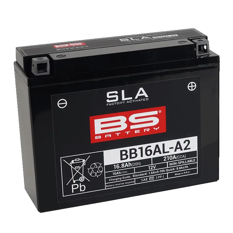 BS Battery AGM 12V 16Ah Motorradbatterie