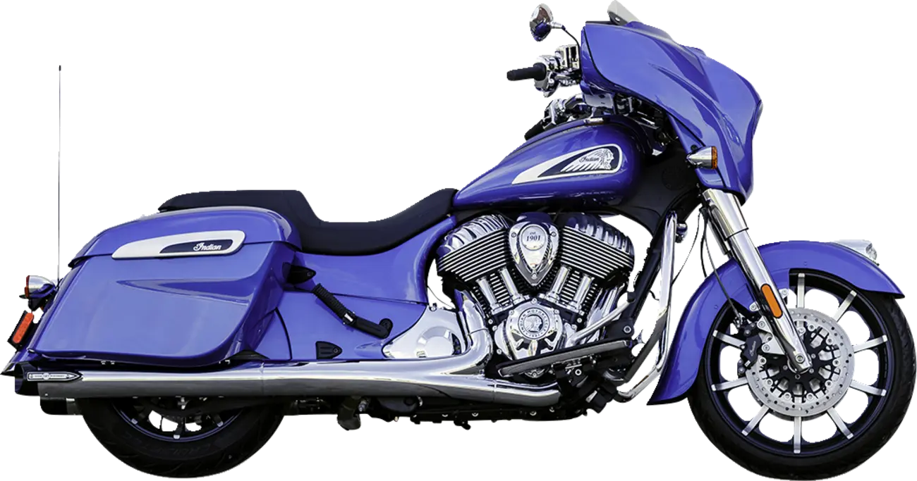 S&amp;S Cycle 4" Broadhead Slip-on Schalldämpfer - Chrom