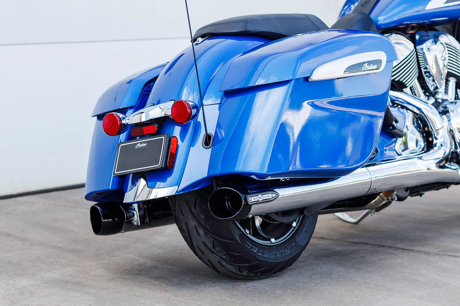 S&amp;S Cycle 4" Broadhead Slip-on Schalldämpfer - Chrom