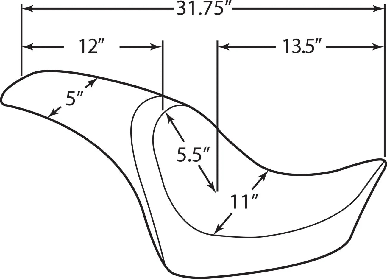 Drag Specialties Predator Sitz