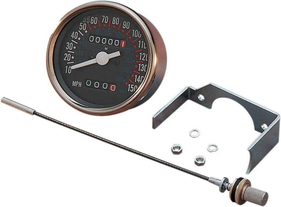 Drag Specialties 150-Mph-Tachometer