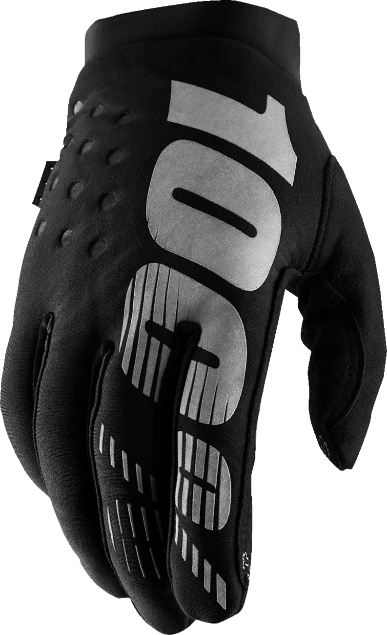 100% Damen-Handschuhe von Brisker – Grau, Schwarz